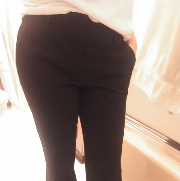 Ann Taylor black slacks - Picture 2 of 9